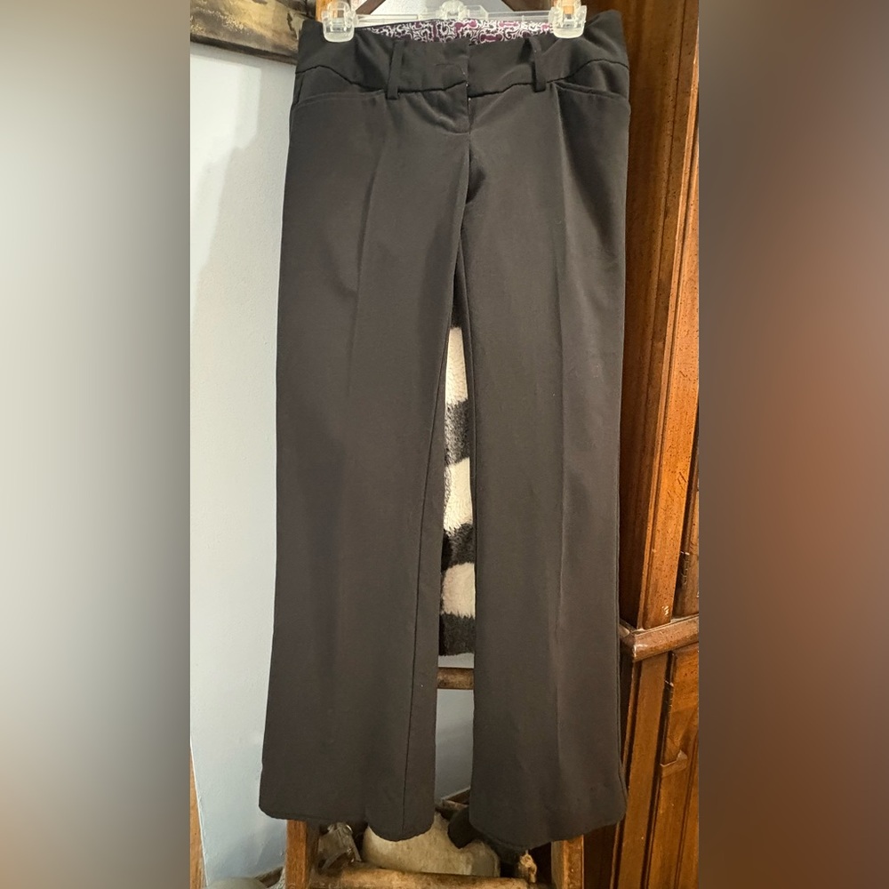 Charlotte Russe Bootcut Trousers - Black (3)
